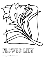 Easter Flower Coloring Pages