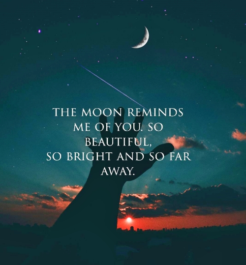 Romantic Moon Quote To Express Your Love