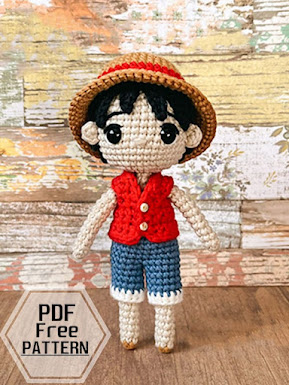 One Piece Luffy Crochet Pattern