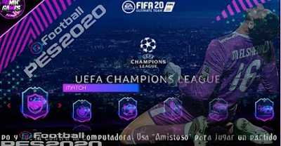 PES 2020 PPSSPP Mod FIFA 20 Update UEFA Champions League
