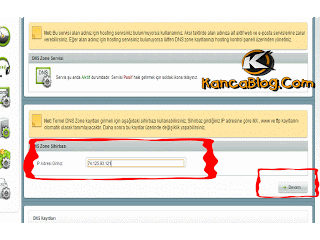 blogger ihs alanadı yönlendirme