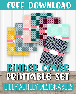 free binder cover printables