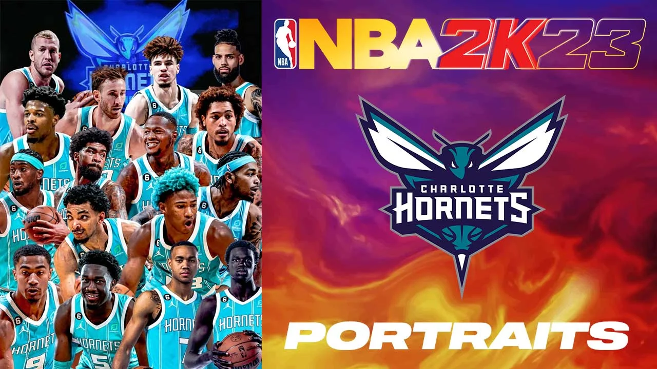 NBA 2K23 Charlotte Hornets Portraits