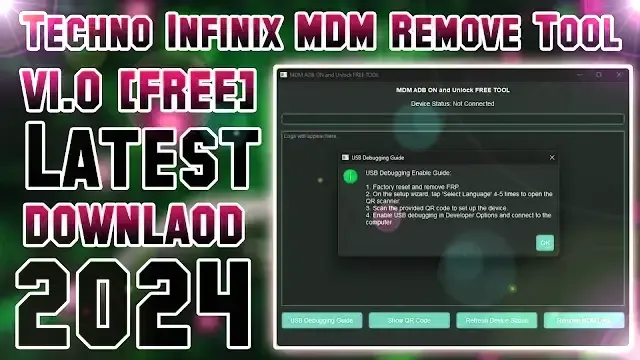 Techno Infinix MDM Remove Tool V1.0