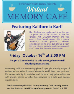 Virtual Memory Cafe features "Kalifornia Karl " - Oct 16, 2020