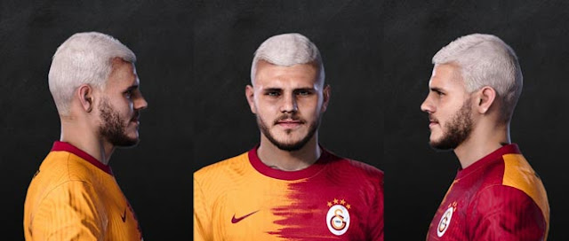 Mauro Icardi Face For eFootball PES 2021