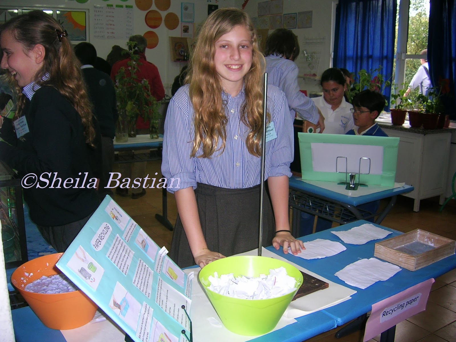 ... : SCIENCE FAIR PROJECT - PAPER RECYCLING - By Cristina Romero - E1B