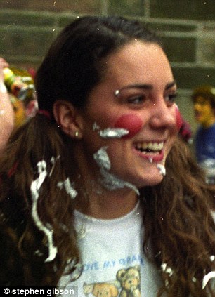 Kate Middleton With Clown Face in Earlier Times