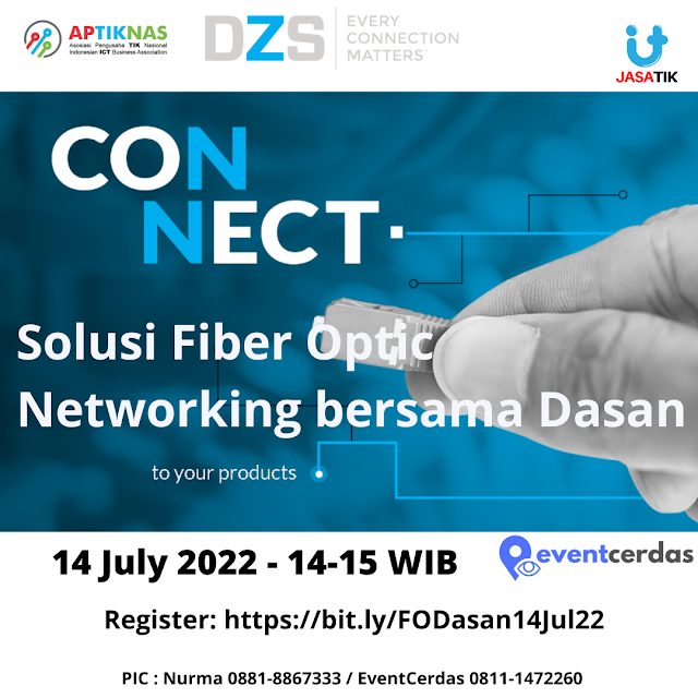 Undangan Webinar Solusi Fiber Optic Networking bersama Dasan