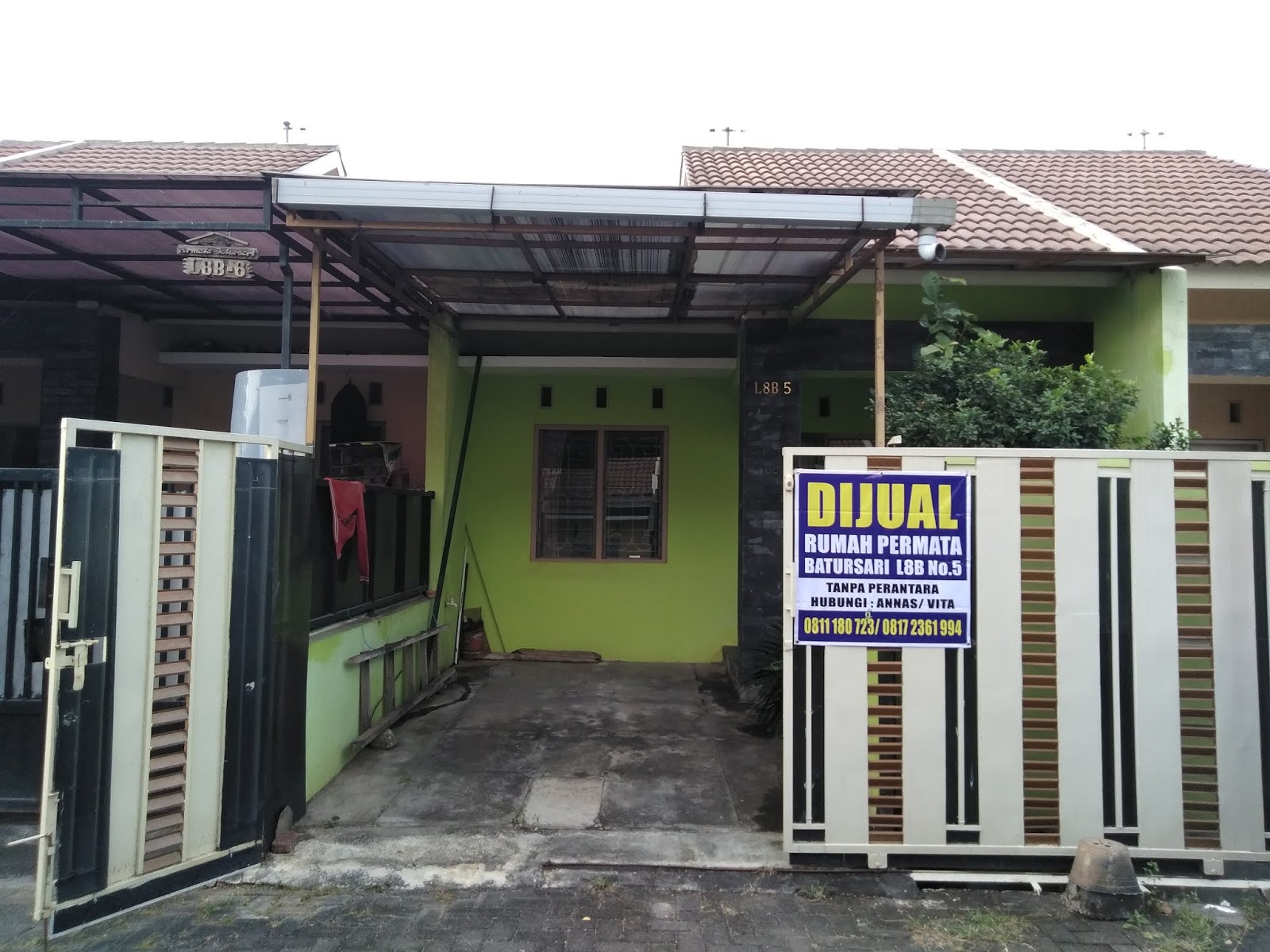 Dijual Rumah Permata Batursari L8B no. 5 Batursari 