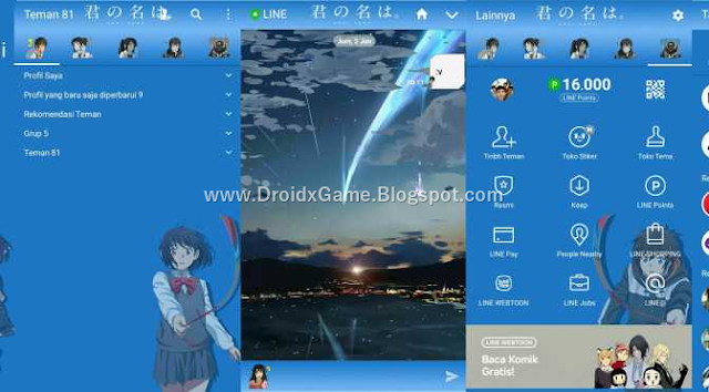  Download Tema Line Anime Kimi no Nawa