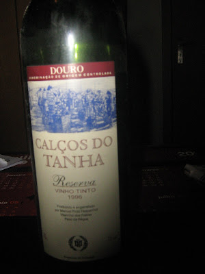 Garrafa vinho Calços do Tanha Reserva 1996