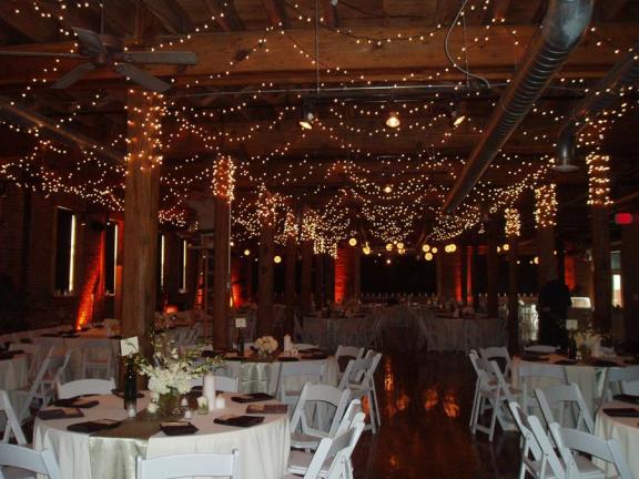 Chandeliers AND paper lanterns wedding Winter Wedding Decor Twinkle 