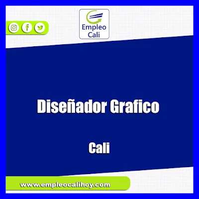 Empleo en Cali hoy Diseñador Grafico