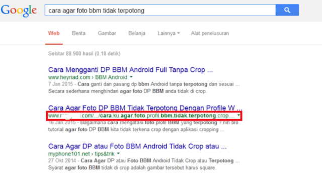 Cara Membuat Breadrumbs agar tidak terindex Google di Web Blog