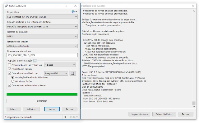 Criando um pendrive com Sistema Operacional