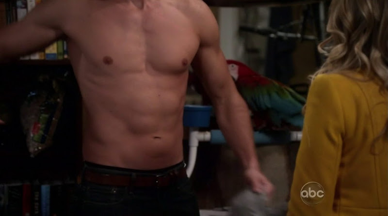 Hartley Sawyer Shirtless in Don't Trust the B---- in Apartment 23 s1e06