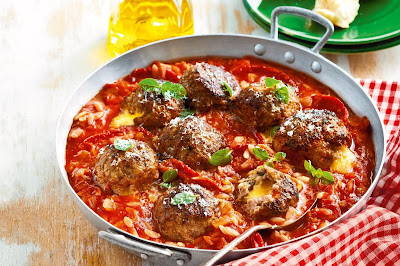 Resep Cara Membuat Spagheti Meatball dan Mozarella