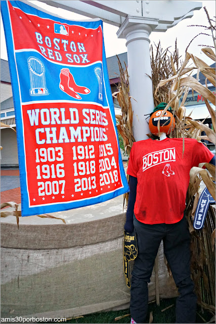 Red Sox en el Return of the Pumpkin People de Jackson en New Hampshire