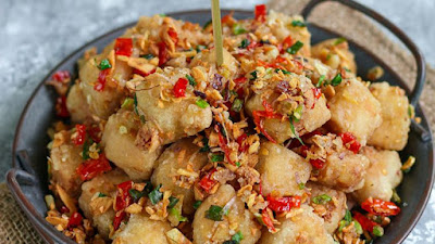 Resep masakan sederhana ayam kriuk cabai garam