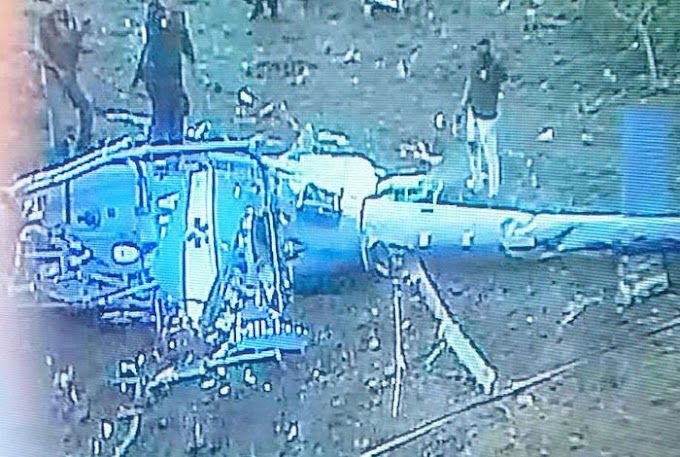 Especialistas apontam problema no rotor de cauda de helicóptero que caiu no sábado