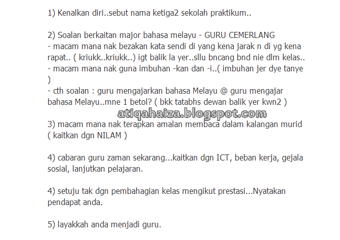 Soalan Interview Untuk Engineer - Terengganu t