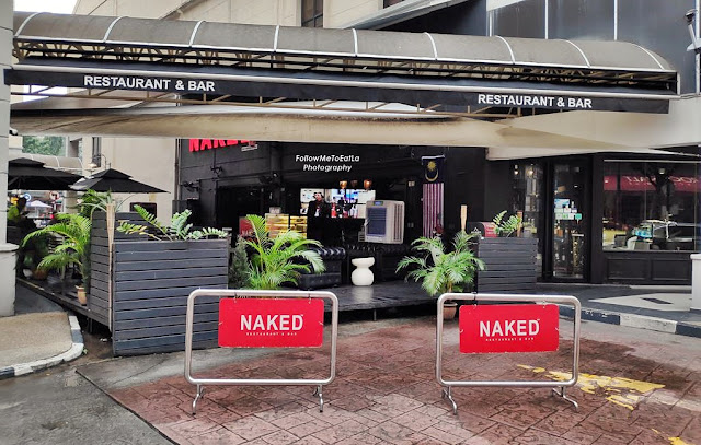 NAKED Restaurant And Bar Offers GRABFood with GRABPay E-Wallet Delivery Services