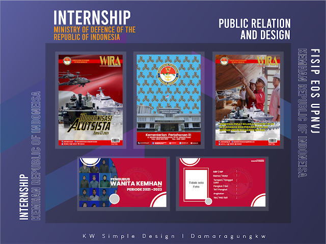 Designed internal magazines and paperbags & also do editing videos for the Indonesian Ministry of Defense's