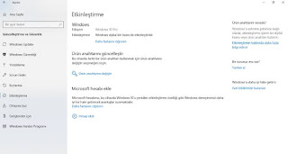 Windows 10 dijital lisans bulma