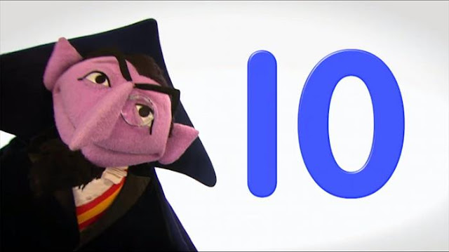 Sesame Street Episode 4804. Count von Count presents the number of the day, 10.