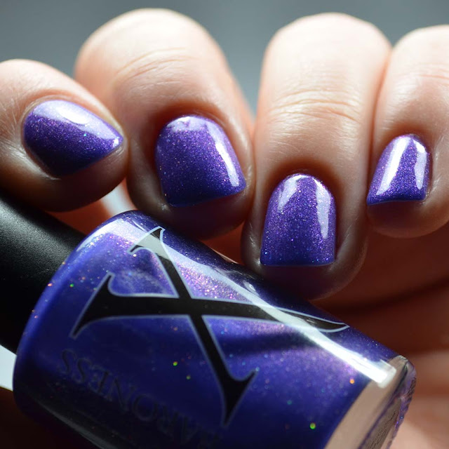 purple to pink thermal nail polish