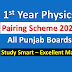 1st Year physics pairing scheme 2023 Punjab Boards