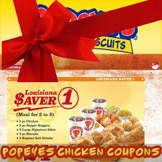 Free Printable Popeyes Chicken Coupons