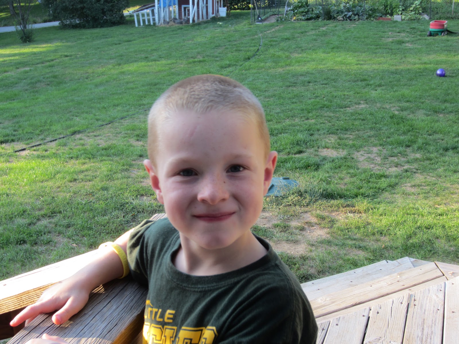 One Mom Five Boys  and a Bundle of Joy Summer  Buzz Cuts