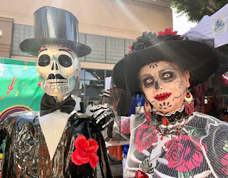 catrina, day of the dead, dia de los muertos, mexico, diego rivera, mary cummins, jose posada, calavera, garbancera, skull, skeleton, makeup, dress, hat, los angeles, california, catrine