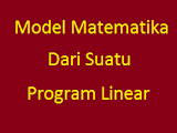 Contoh Soal dan Penyelesaian Model Matematika Dari Suatu Program Linear