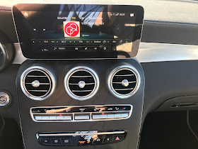 Infotainment and HVAC in 2020 Mercedes-Benz GLC 300 4MATIC