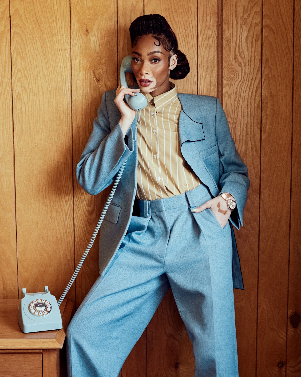 Winnie Harlow in Stylist UK September 2023 by Jason Kim