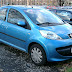 2007 Peugeot 107 blue color