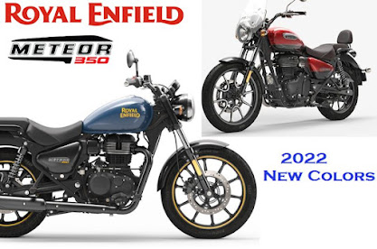 2022 Royal Enfield meteor 350 new color model, New Looks Price details