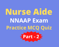 National Nurse Aide Assessment Program (NNAAP) Examination Questions MCQ Quiz-2