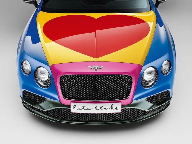 Sir Peter Blake Pop Art Bentley set to raise thousands for Charity