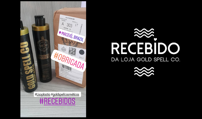 Recebido da loja Gold Spell CO. 