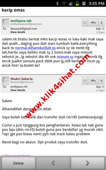 Ubat kencing manis Air ZAM ZAM 2015 harga RM65
