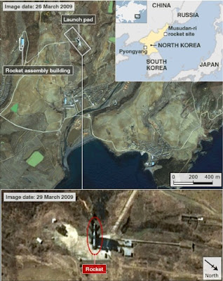 north korea at night satellite. North Korea has launched what