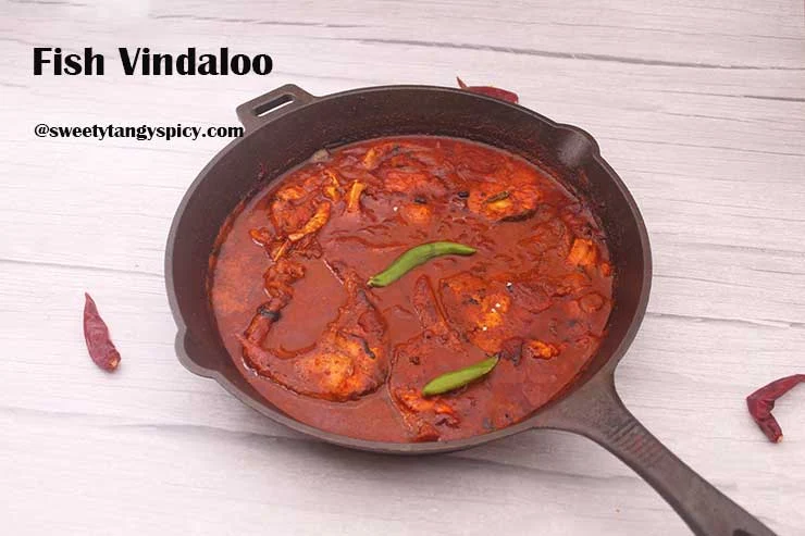 "Delicious Fish Vindaloo Recipe - A Spicy Indian Fish Curry with Rich Flavors"