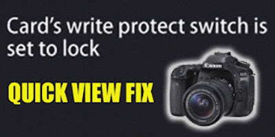 how to fix card's write protect switch is set to lock sd card how to fix card's write protect switch is set to lock dslr camera