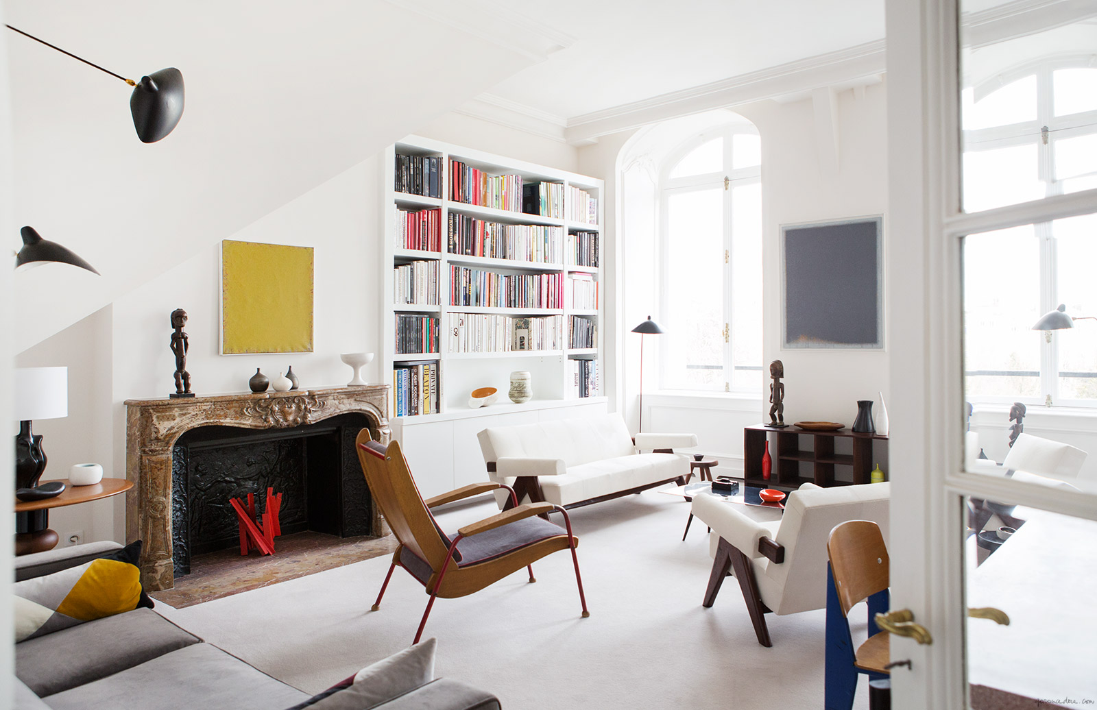 Design Attractor Mid Century Modern Design Filled Apartment In Paris