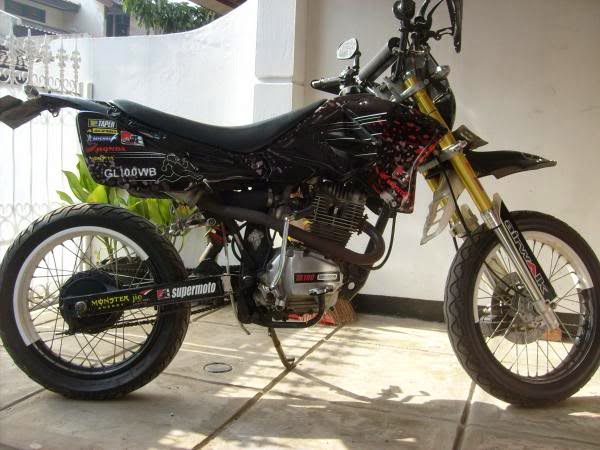 Spesifikasi Modifikasi Honda GL Body Motor Trail