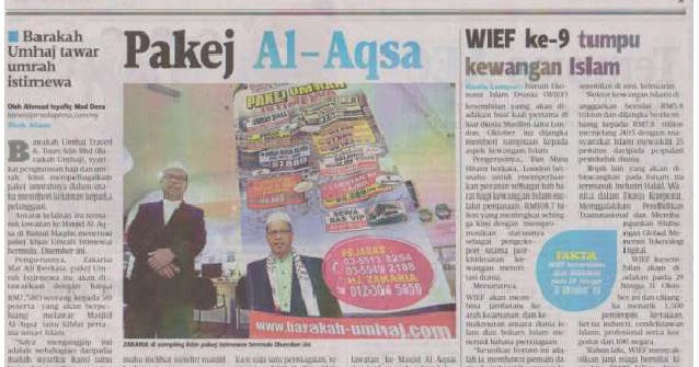 Berita Surat Khabar Mengenai Sunnah